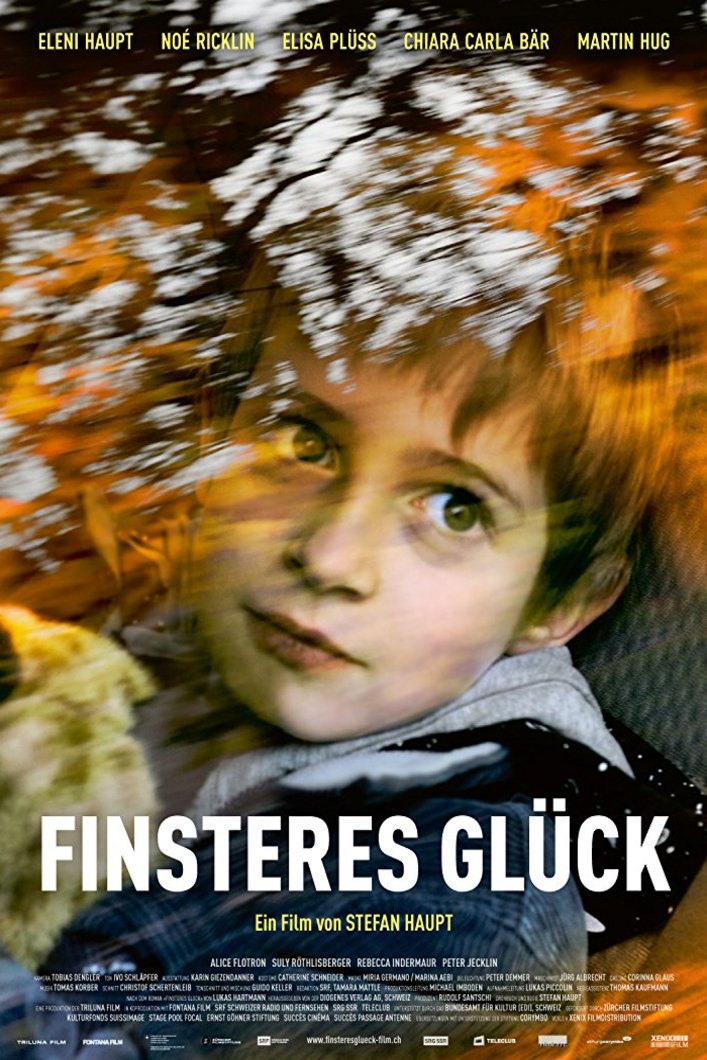 German poster of the movie Finsteres Glück